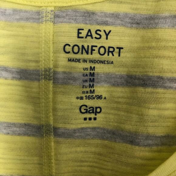 Gap Womens Striped V-Front Sleeveless Blouse Sz M - Picture 5 of 8